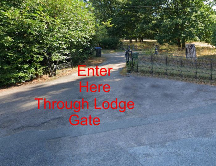 entry through lodge gate